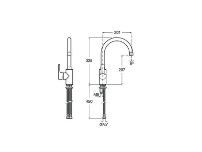 Roca | Grifo Cocina L20