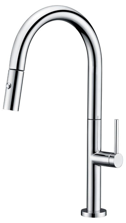 Imex - Grifo Monomando Extraíble para Cocina Samoa | Cromado, Latón de alta calidad, Difusor 2 funciones, Cartucho cerámico Ø25 mm