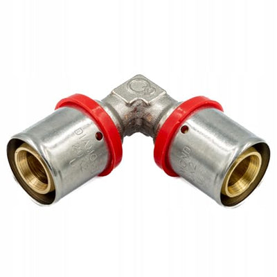 Accesorio de prensado para tubería multicapa PEX perfil U - Codo, pieza de conexión