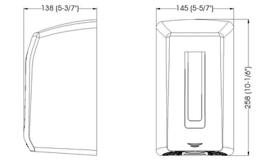 Secador de Manos Automático Smartflow Auto Sat Mediclinics | 1100 W