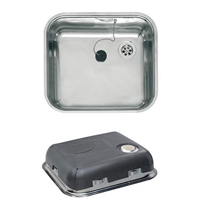 Reginox L18 4035 SK - Fregadero de acero inoxidable (100 mm de profundidad)