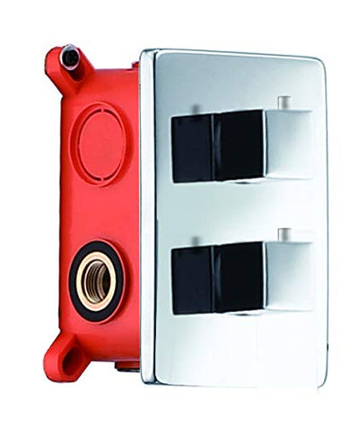 Conjunto Ducha Empotrado Termostático IMEX Ons GPC010 Cromo