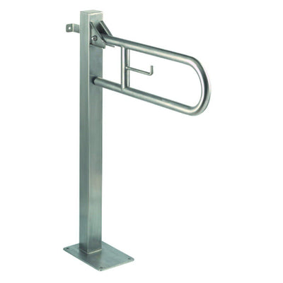 Barra abatible con columna de acero inoxidable Mediclinics BGC710CS