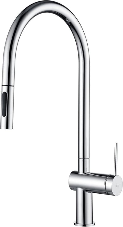 Grifo cocina extraíble IMEX Berna GCE026 cromado giro 360 grados