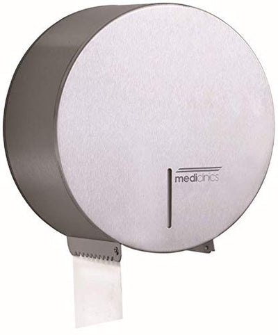 Dispensador de papel higiénico circular Mediclinics PR0783CS inox cepillado
