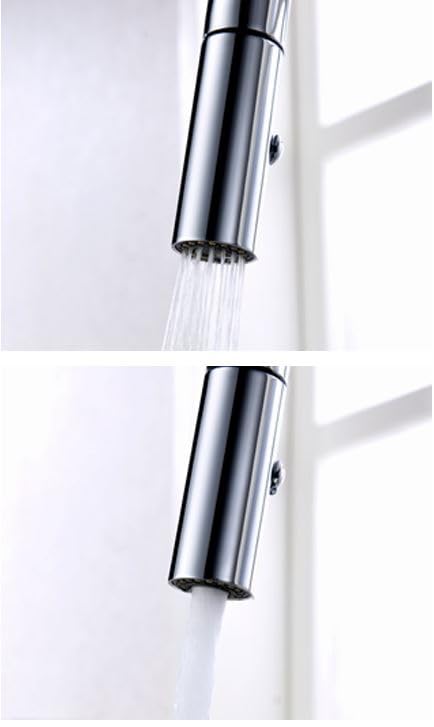 Imex - Grifo Monomando Extraíble para Cocina Samoa | Cromado, Latón de alta calidad, Difusor 2 funciones, Cartucho cerámico Ø25 mm