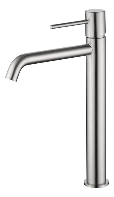 Grifo Lavabo Alto IMEX Monza BDM039-3NQ Níquel Cepillado