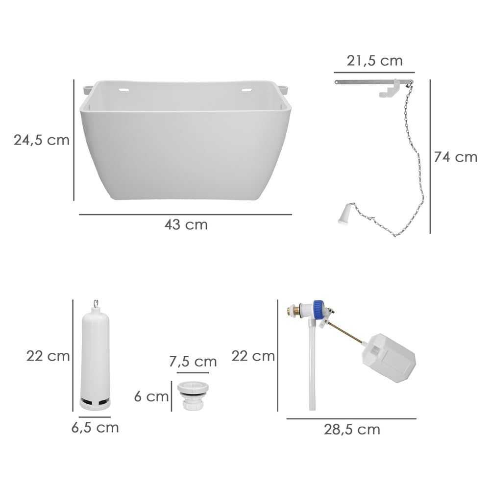 WOLFPACK LINEA PROFESIONAL 4100060 Cisterna Alta Completa Standar