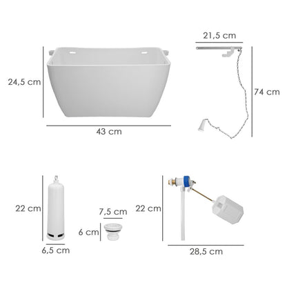 WOLFPACK LINEA PROFESIONAL 4100060 Cisterna Alta Completa Standar
