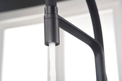 Grifo Cocina IMEX Sena BDD038-1 Negro Mate