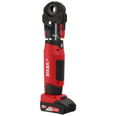 Prensa Electromecánica de Engarzado Viper L2X con Pinza Madre, Insertos V y 2 Baterías Virax