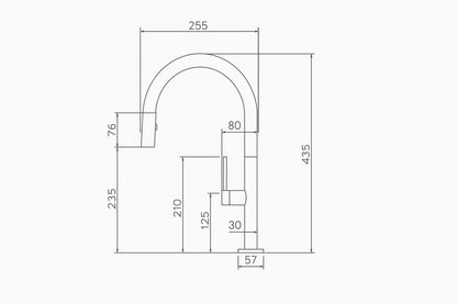 Imex - GCE017 Samoa Grifo De Cocina Cromo