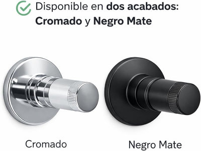 Mando Oculto con Plafón Galyon Negro o Cromo