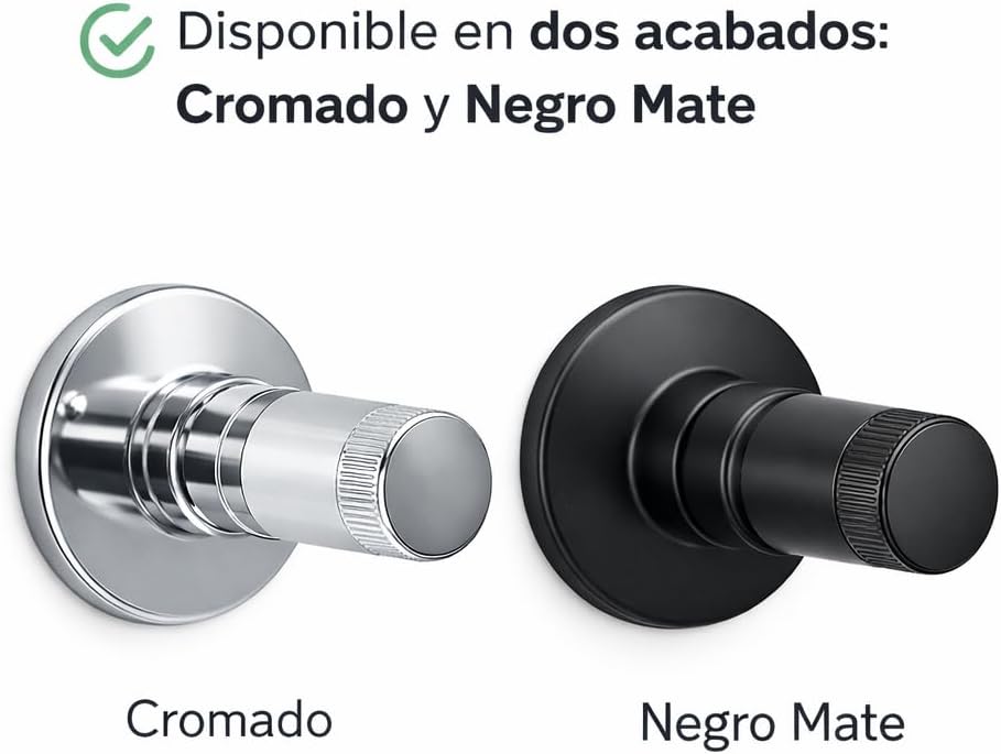 Mando Oculto con Plafón Galyon Negro o Cromo