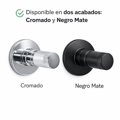 Mando Oculto con Plafón Galyon Negro o Cromo