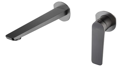 Grifo lavabo empotrado IMEX Nápoles Black Gun Metal PVD monomando