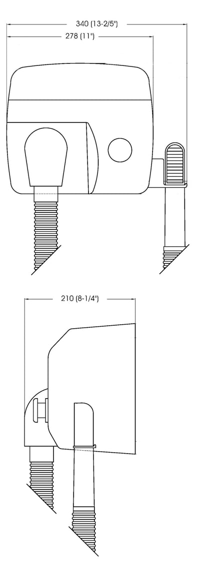 Secador de Cabello Mediclinics SW Sat Mango12 SC1088HTCS