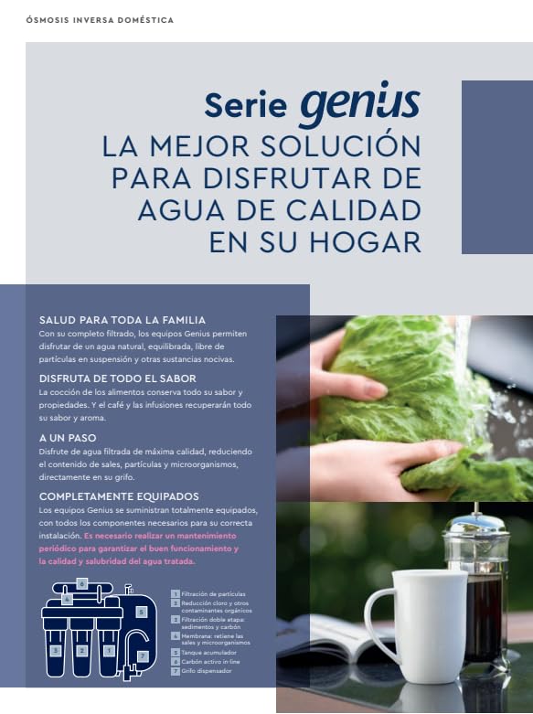 Genius One, Equipo de Osmosis Inversa