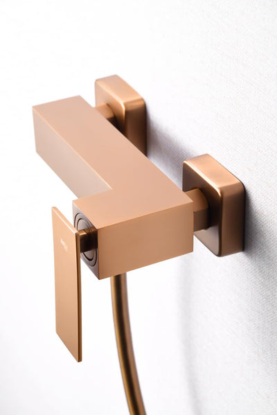 Grifo Monomando de Ducha IMEX PISA BDP048-5ORC Oro Rosa Cepillado