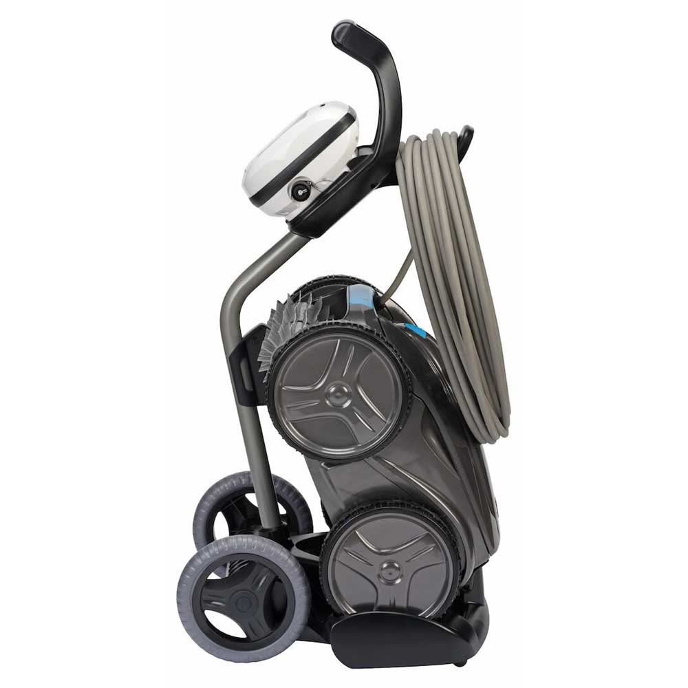 Zodiac Vortex 4WD OV 5200 | Robot Limpiafondos para Piscinas hasta 12x6 m, Limpia Suelo, Paredes y Línea de Agua y Carrito Incluido