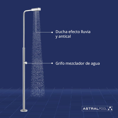 Columna Ducha Exterior ASTRALPOOL Angel 52717 Acero Inoxidable