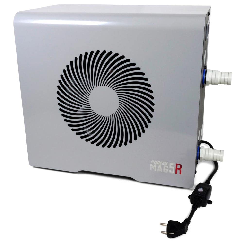 Bomba de Calor Poolex MAG 5 kW para Piscina | WiFi, Titanio, hasta 15 m³