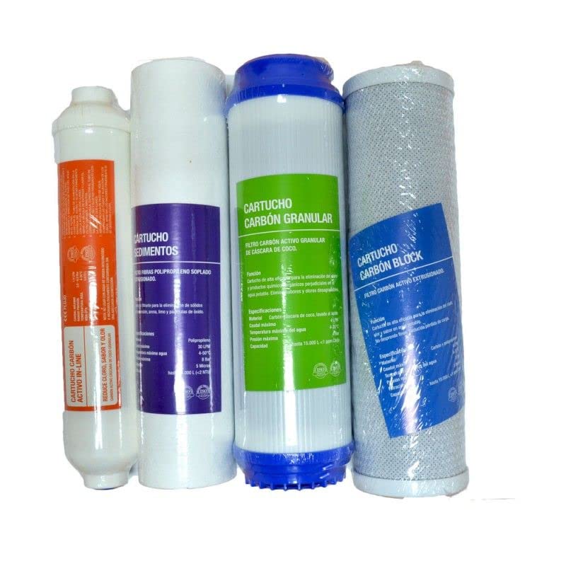 Kit 4 Cartuchos Genius Recambios Osmosis