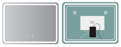 Espejo Baño LED IMEX Grecia GREC01390 90x80