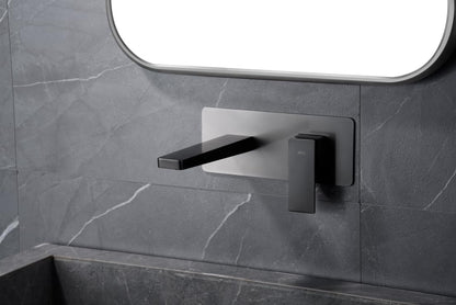 Imex - Grifo Monomando Empotrado para Lavabo Pisa GLP048/BGM | Black Gun Metal, Latón de alta calidad, Diseño moderno