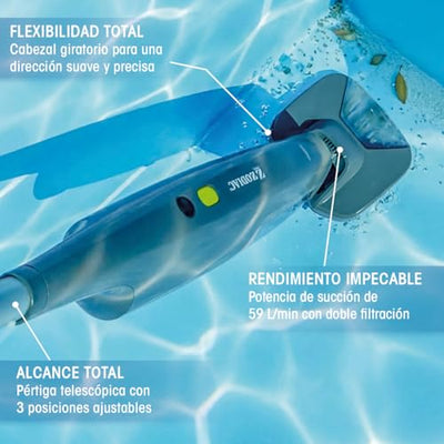 Aspirador Piscina Zodiac Serenit MVH 20 77943 Gris y Amarillo