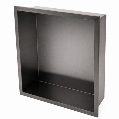 Hornacina Ducha Medimex Atlantic HOR001 Black Gun Metal 33x33