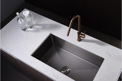 Grifo Cocina Imex Kenia GCE020 Oro Rosa Cepillado