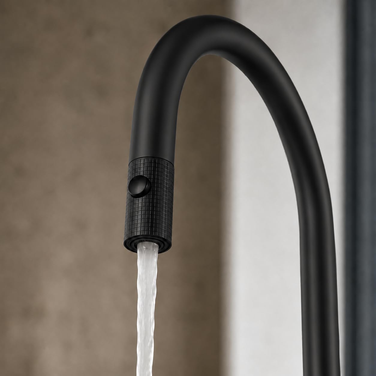 Grifo Cocina Extraíble IMEX Lazio GOS006/NG Negro Mate
