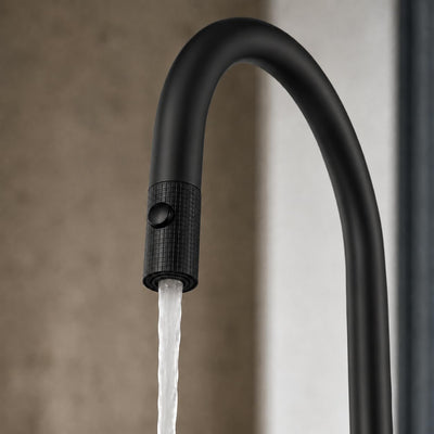 Grifo Cocina Extraíble IMEX Lazio GOS006/NG Negro Mate