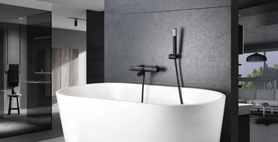 Grifo Baño Ducha IMEX Génova BTG053-4NG Negro Mate
