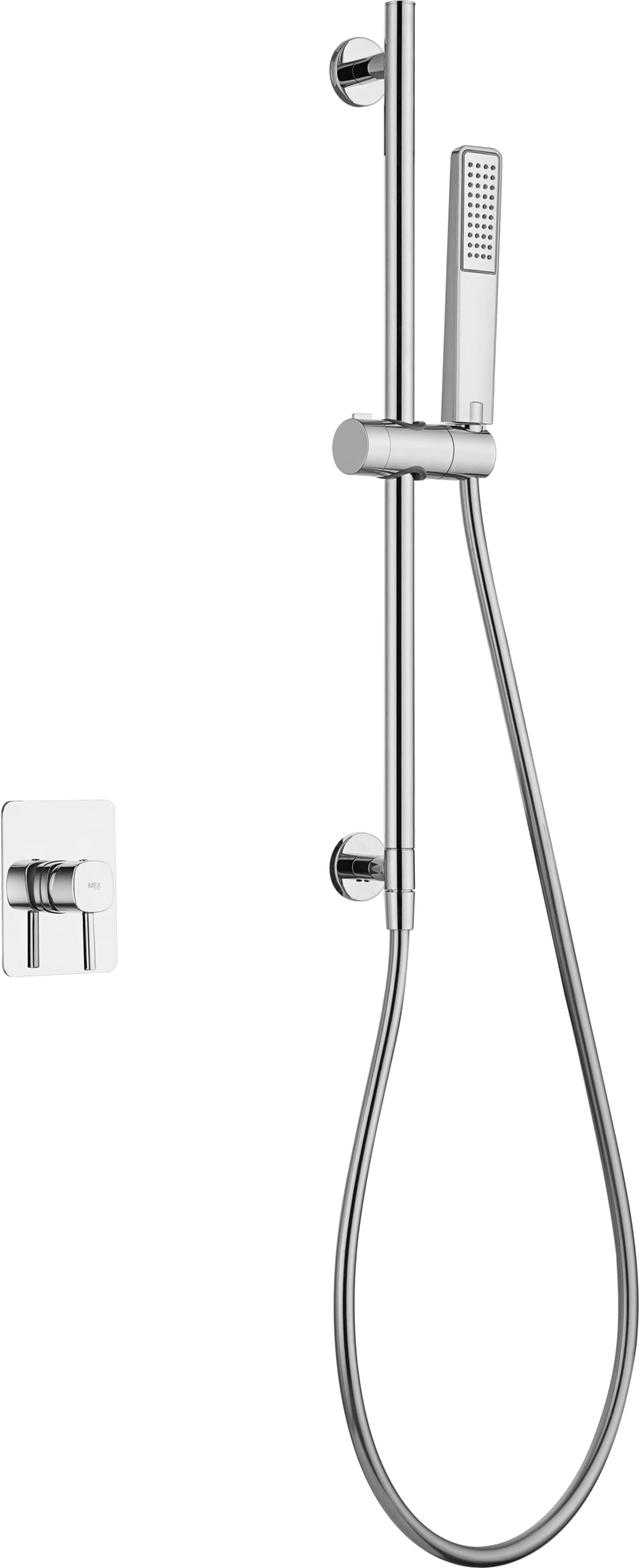 Set Monomando Empotrado 1 Vía IMEX Toscana SMT064