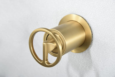 Grifo Lavabo Empotrado IMEX Olimpo GLC033/OC Oro Cepillado