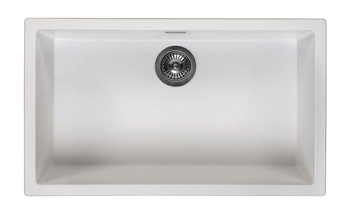 Reginox Amsterdam 72 Pure White Granito fregadero 720 x 400 color blanco
