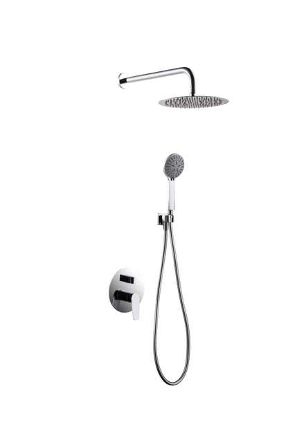 Imex - Conjunto de Ducha Empotrado Monomando Bélgica GPZ044 | Cromo, Latón de alta calidad, Diseño moderno