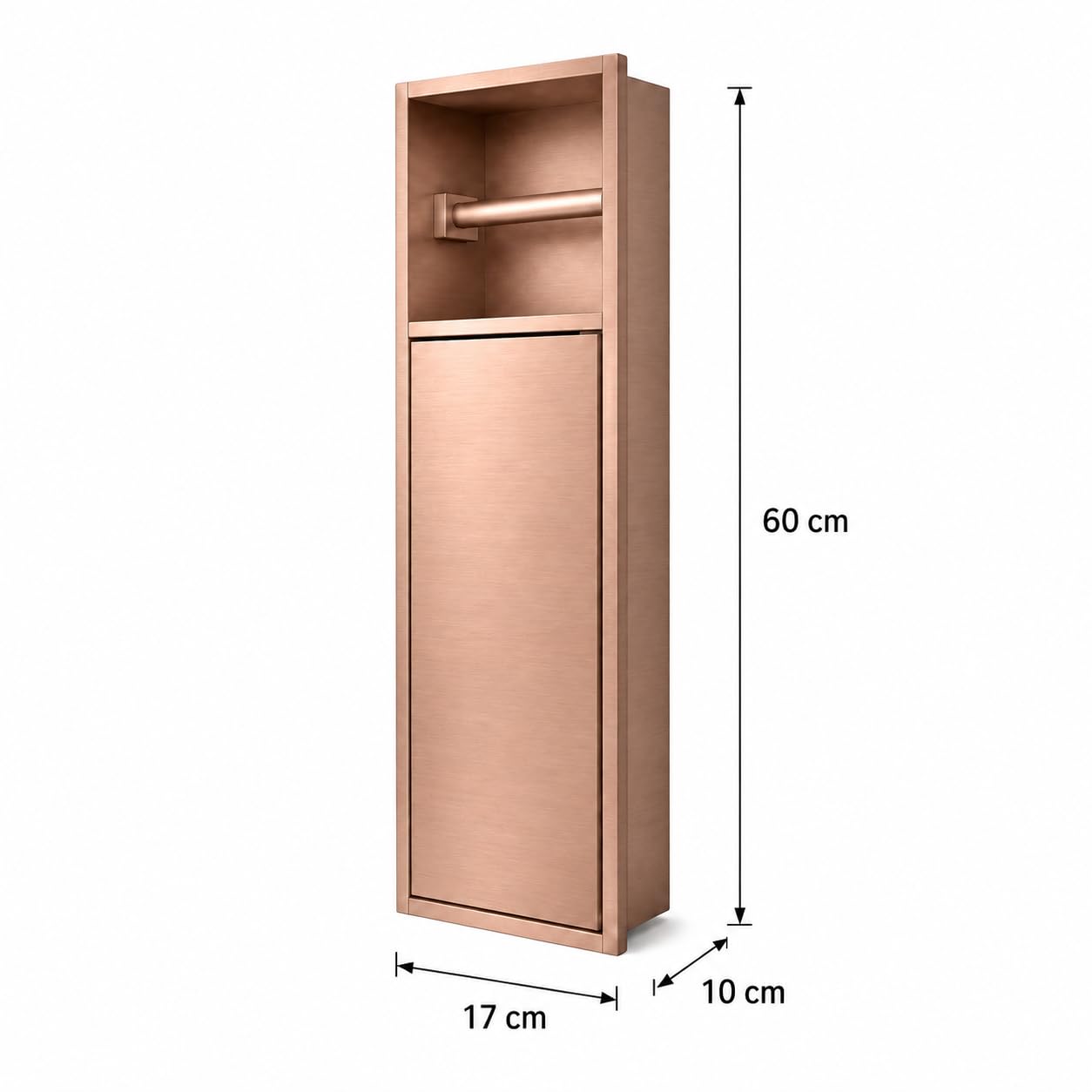 Hornacina Baño Medimex Egean HOR007 Oro Rosa Cepillado 17x60