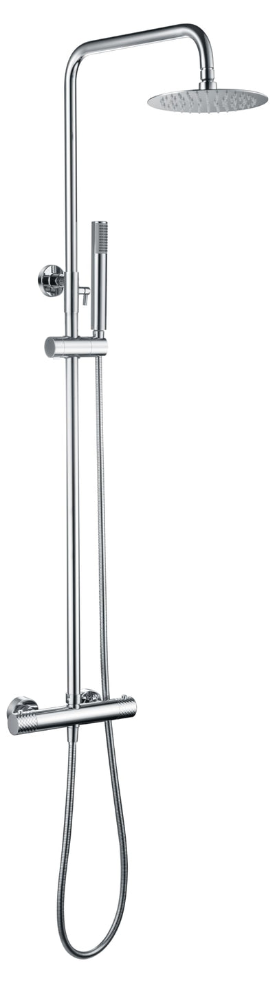 Conjunto Ducha Termostático IMEX Génova BTG053 Cromo