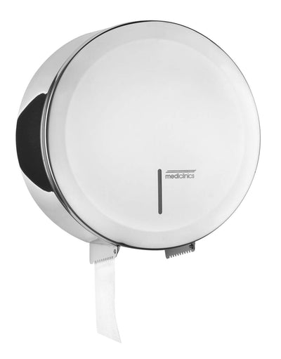 Dispensador de papel higiénico circular Mediclinics PR2783C inox brillante
