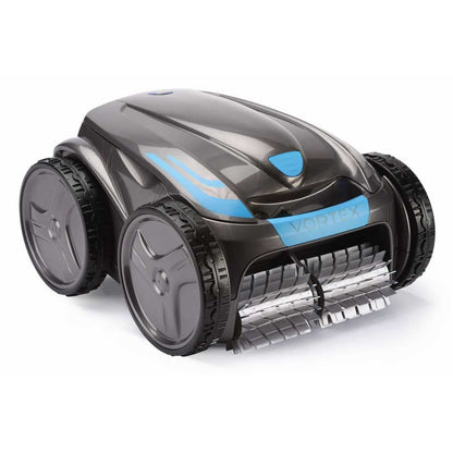 Zodiac Vortex 4WD OV 5200 | Robot Limpiafondos para Piscinas hasta 12x6 m, Limpia Suelo, Paredes y Línea de Agua y Carrito Incluido