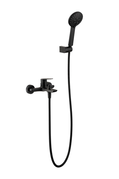 Grifo Monomando Ducha y Bañera IMEX BÉLGICA BDZ044-4NG Negro Mate