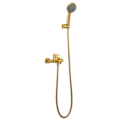 Imex - Kit de Ducha Monomando Roma BDR001-4OC | Oro cepillado, Latón de alta calidad, Diseño elegante