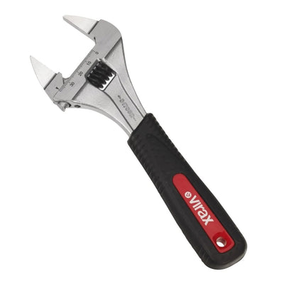 Llave ajustable Virax de gran apertura SoftTouch 6 pulgadas