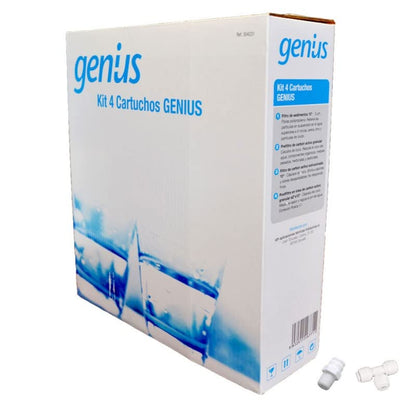 Kit 4 Cartuchos Genius Recambios Osmosis