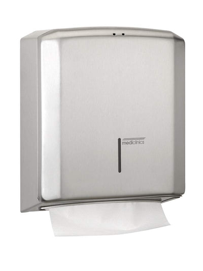 Dispensador de papel toalla Mediclinics DT2106CS acero inoxidable satinado