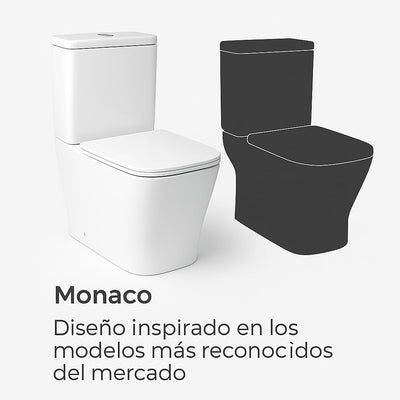 Inodoro NOVO BATH Monaco Rimless Blanco