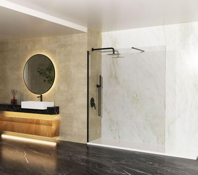 Vidrio templado panel ducha Imex 50 cm